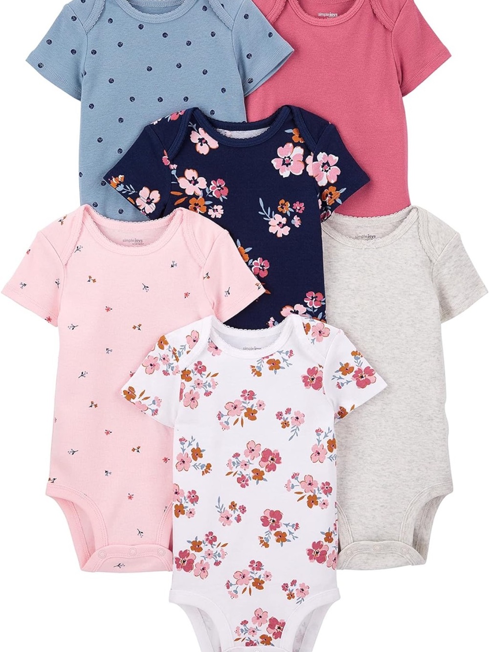 6-Pack Carter’s Baby Onesies